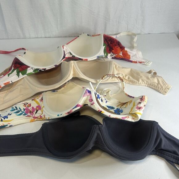 Soma 34C Embraceable Perfect Coverage Underwire Bra Lot Of 4 - Picture 4 of 5